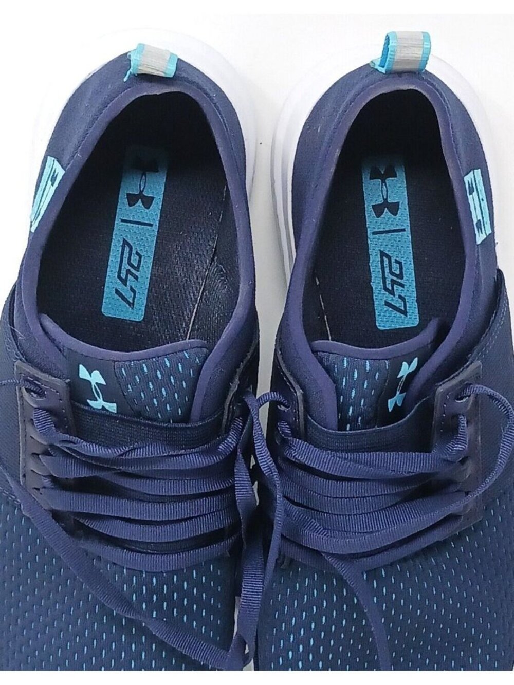 Under Armour Charged 257 Womens Shoes Sneakers Size 8.5 Blue 3019917-400 #2-3 - Picture 9 of 10
